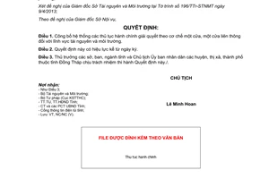 Quyết định 660/QĐ-UBND-HC 2013 thủ tục hành chính theo cơ chế một cửa tài nguyên môi trường Đồng Tháp