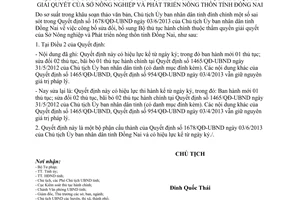 Quyết định 2076/QĐĐC-UBND đính chính Quyết định 1678/QĐ-UBND thủ tục hành chính Đồng Nai 2013