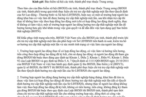 Công văn 2786/BHXH-CSXH năm 2013 rà soát kiểm tra chi trả trợ cấp thất nghiệp một lần