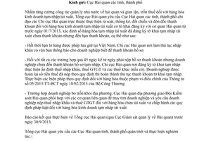 Công văn 4288/TCHQ-GSQL năm 2013 thu thuế hàng tạm nhập tái xuất chậm thanh khoản