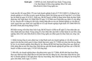 Công văn 5413/BKHĐT-ĐTNN 2013 đăng ký lại doanh nghiệp có vốn đầu tư nước ngoài