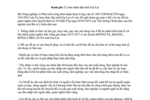 Công văn 2972/BNN-KTHT góp ý đối với các Đề án giảm nghèo tỉnh Gia Lai năm 2013