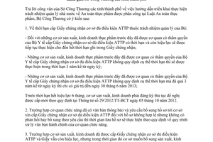 Công văn 5845/BCT-KHCN năm 2013 hướng dẫn thực hiện Luật An toàn thực phẩm