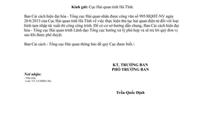 Công văn 3725/TCHQ-CCHĐH thủ tục hải quan điện tử loại hình tạm nhập tái xuất