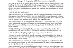 Công văn 1629/TT-CLT chỉ đạo sản xuất vụ Hè Thu Mùa 2013 Cục Trồng trọt