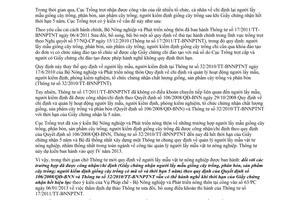 Công văn 1715/TT-QLCL 2013 chỉ định lại người lấy mẫu người kiểm định Cục Trồng trọt