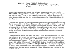 Công văn 3909/TCHQ-CCHĐH hướng dẫn thực hiện công văn 3527/TCHQ-CCHĐH