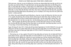 Chỉ thị 26/2013/CT-UBND tăng cường rà soát hệ thống hoá văn bản pháp luật Huế