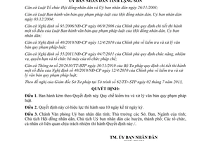 Quyết định 09/2013/QĐ-UBND Quy chế kiểm tra xử lý văn bản pháp luật Lạng Sơn