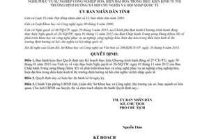 Quyết định 1284/QĐ-UBND 2013 thực hiện Nghị quyết 20-NQ/TW phát triển khoa học công nghệ Tây Ninh