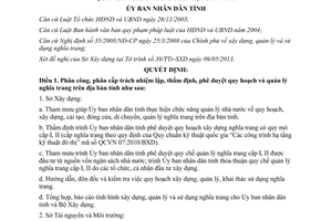 Quyết định 17/2013/QĐ-UBND phân cấp lập thẩm định quản lý nghĩa trang Bình Định