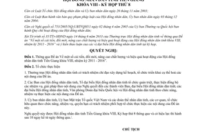 Nghị quyết 56/2013/NQ-HĐND cải tiến nâng cao chất lượng Hội đồng nhân dân Tiền Giang