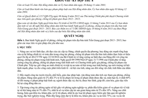 Nghị quyết 53/2013/NQ-HĐND phòng chống tội phạm Tiền Giang 2013 2015