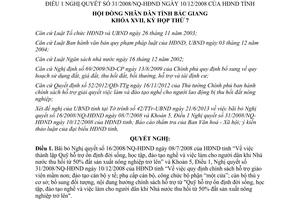 Nghị quyết 16/NQ-HĐND 2013 bãi bỏ 16/2008/NQ-HĐND khoản 5 Điều 1 31/2008/NQ-HĐND Bắc Giang
