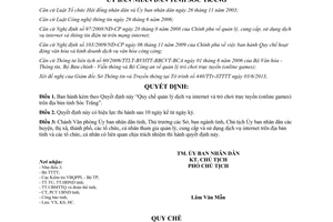 Quyết định 23/2013/QĐ-UBND quản lý dịch vụ internet trò chơi trực tuyến Sóc Trăng