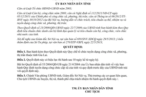 Quyết định 15/2013/QĐ-UBND tuyển dụng công chức xã phường thị trấn Gia Lai