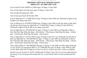 Nghị quyết 93/NQ-HĐND 2013 đầu tư xây dựng trụ sở cơ quan hành chính Hà Giang