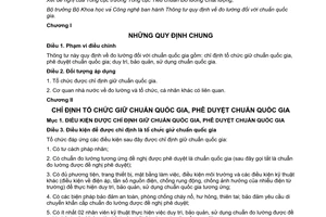 Thông tư 14/2013/TT-BKHCN quy định đo lường đối với chuẩn quốc gia