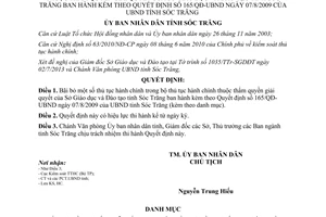 Quyết định 129/QĐ-UBND năm 2013 thủ tục hành chính Sở Giáo dục Đào tạo Sóc Trăng