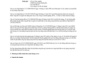 Hướng dẫn 02/HD-SXD 2013 điều chỉnh chi phí nhân công theo mức lương cơ sở Lào Cai