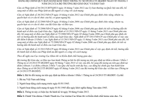 Thông tư 28/2013/TT-BGDĐT bãi bỏ đối tượng ưu tiên tuyển sinh đại học cao đẳng chính quy