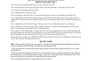 Nghị quyết 04/2013/NQ-HĐND thu nộp quản lý sử dụng phí sử dụng đường bộ môtô Ninh Thuận