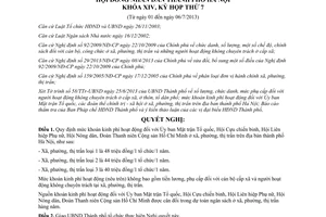 Nghị quyết 12/2013/NQ-HĐND khoán kinh phí hoạt động Ủy ban Mặt trận Tổ quốc Hà Nội