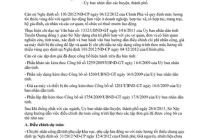 Hướng dẫn 525/HD-SXD 2013 hướng dẫn điều chỉnh dự toán công trình Tuyên Quang