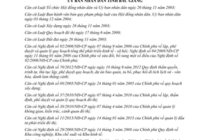 Quyết định số 318/2013/QĐ-UBND ngày 18/07/2013 của Ủy ban nhân dân tỉnh ban hành Quy định về quản lý quy hoạch trên địa bàn tỉnh Bắc Giang.