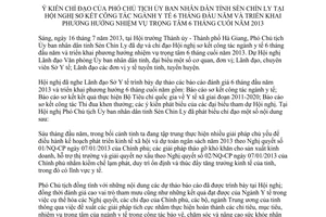 Thông báo 137/TB-UBND 2013 Hội nghị sơ kết công tác ngành y tế 6 tháng đầu năm Hà Giang