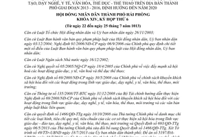 Nghị quyết 07/2013/NQ-HĐND chính sách xã hội hóa giáo dục đào tạo dạy nghề y tế văn hóa thể thao Hải Phòng