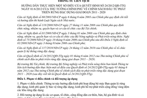 Thông tư liên tịch 100/2013/TTLT-BTC-BNNPTNT đầu tư phát triển rừng đặc dụng