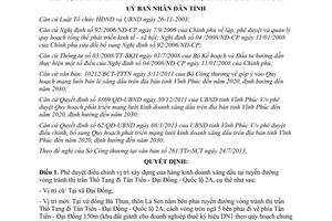 Quyết định 1949/QĐ-UBND năm 2013 mạng lưới bán lẻ xăng dầu Vĩnh Phúc 2020 2030