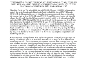 Chỉ thị 16/CT-UBND 2013 quản lý đầu tư xử lý nợ xây dựng cơ bản Hà Nội