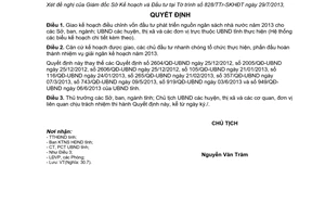 Quyết định 1312/QĐ-UBND điều chỉnh vốn đầu tư phát triển nguồn ngân sách 2013 Bình Phước