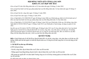 Nghị quyết 111/2013/NQ-HĐND hỗ trợ khuyến khích cán bộ công viên chức Lạng Sơn