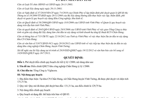 Quyết định 1975/QĐ-UBND 2013 phê duyệt điều chỉnh quy hoạch khu công nghiệp Vĩnh Phúc