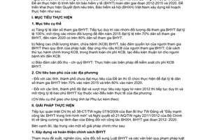 Kế hoạch 2961/KH-BHXH 2013 thực hiện lộ trình tiến tới bảo hiểm y tế toàn dân 2012 2015