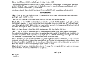 Quyết định 1523/QĐ-UBND 2013 thủ tục hành chính Sở Tư pháp Đắk Lắk