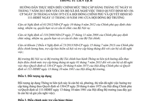 Thông tư liên tịch 03/2013/TTLT-BNV-BTC điều chỉnh mức trợ cấp cán bộ xã đã nghỉ việc