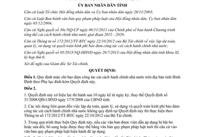 Quyết định 25/2013/QĐ-UBND 2013 mức chi bảo đảm cải cách hành chính Bình Định