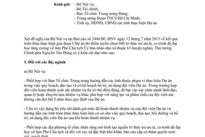 Công văn 6407/VPCP-TCCV năm 2013 thực hiện Dự án 600 Phó Chủ tịch xã