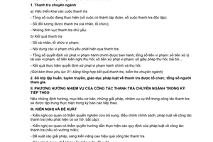 Công văn 2499/CHHVN-TTHH năm 2013 báo cáo thanh tra chuyên ngành chống tham nhũng