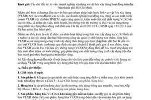 Công văn 6108/SXD-QLVLXD 2013 hướng dẫn quản lý chất lượng sử dụng vật liệu xây dựng