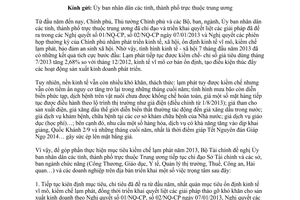 Công văn 10397/BTC-QLG năm 2013 tăng cường quản lý bình ổn thị trường giá cả