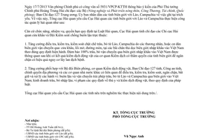 Công văn 4635/TCHQ-GSQL 2013 quản lý trâu bò từ Lào Campuchia nhập vào Việt Nam