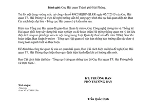 Công văn 4687/TCHQ-CCHĐH năm 2013 thực hiện Luật Quản lý thuế hải quan điện tử