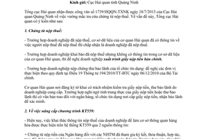 Công văn 4824/TCHQ-TXNK năm 2013 vướng mắc tra cứu chứng từ nộp thuế