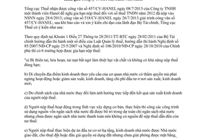 Công văn 2708/TCT-QLN năm 2013 gia hạn nộp thuế