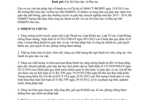 Công văn 5703/BGDĐT-TTr năm 2013 thực hiện công tác thanh tra 2013 2014 Bộ Giáo dục   thanh tra giáo dục